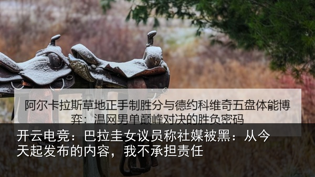 开云电竞：巴拉圭女议员称社媒被黑：从今天起发布的内容，我不承担责任